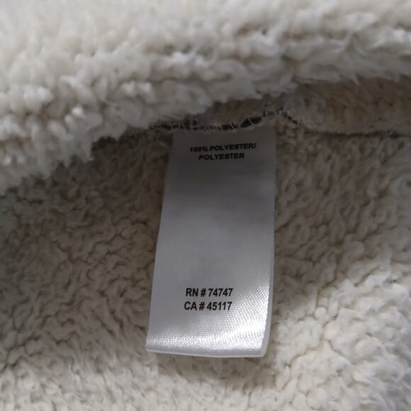 Natural Reflection Women's XXL blue/green/pink plaid button-up fleece Shacket - Picture 10 of 12